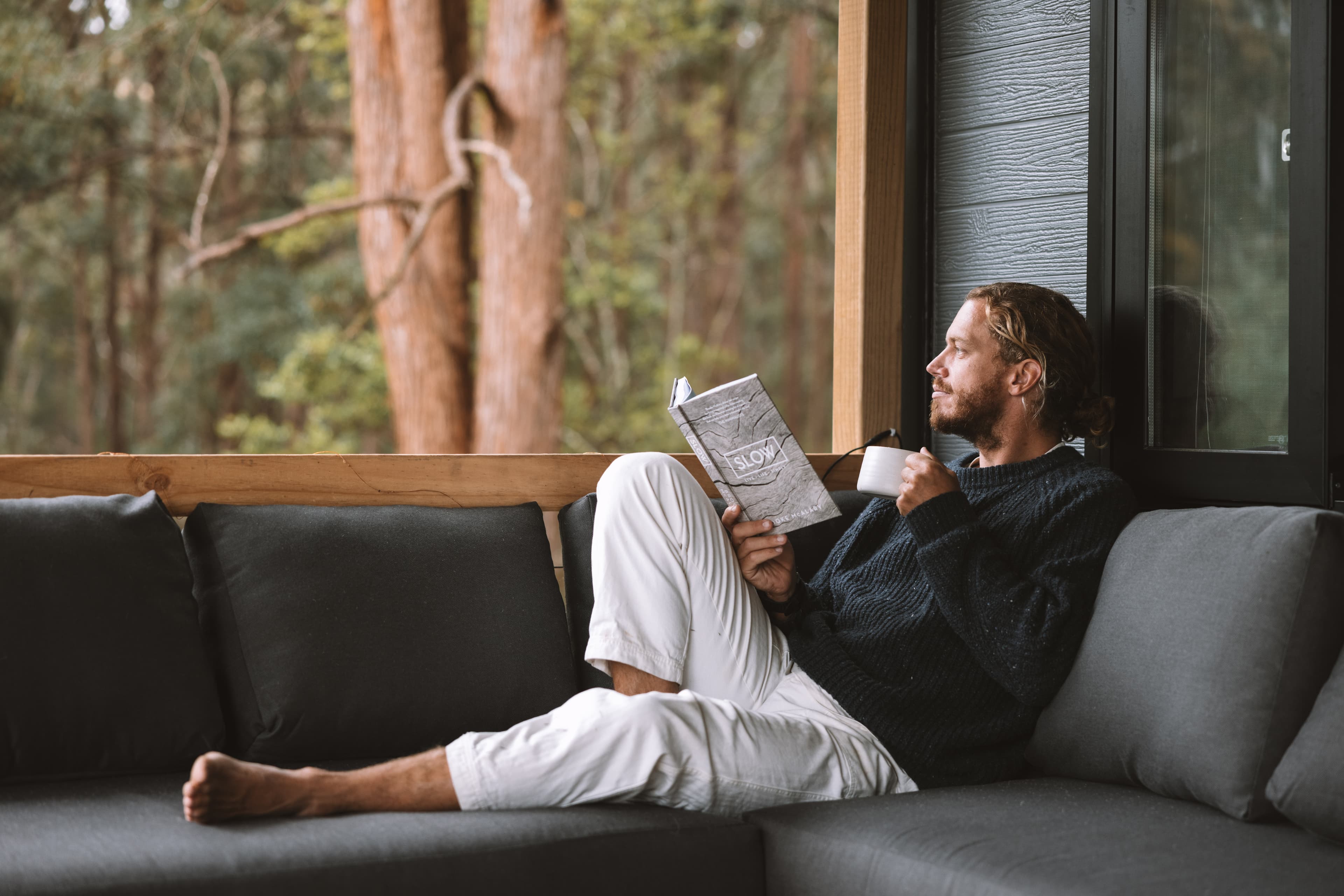 relaxing in nature at tiny lawson. Escaping burnout this Spring.