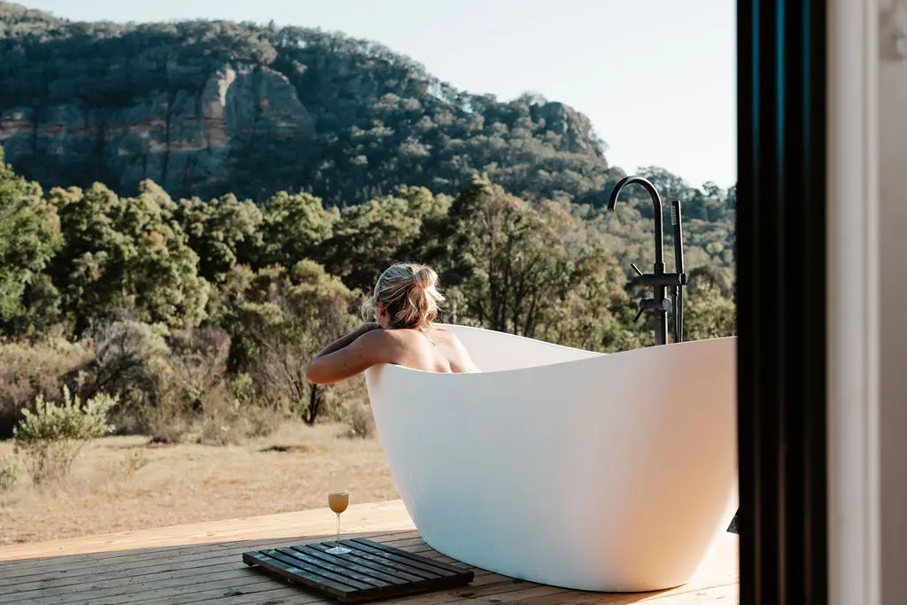 Tiny Aura tiny house nestled in the vineyards of Mudgee, NSW